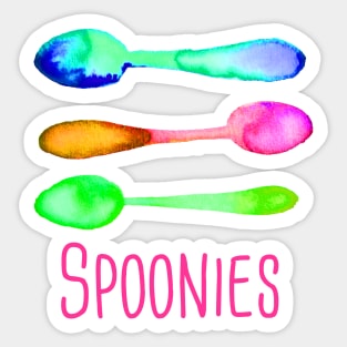 Spoonies Sticker